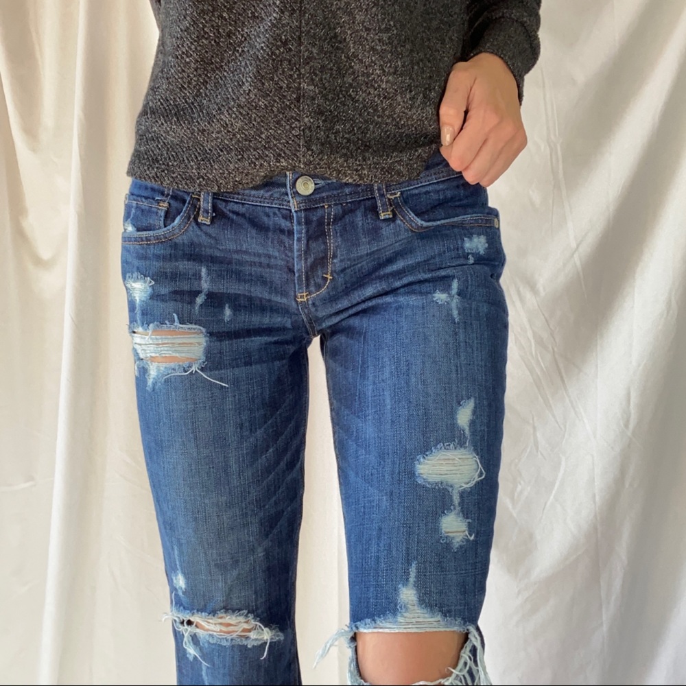 Abercrombie & Fitch Distressed Jeans